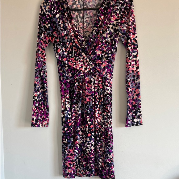 Chic Long Sleeve Multicolor Dress - Picture 5 of 6